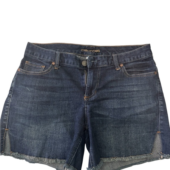 Maurices Blue Jean Shorts Classic Cut-Off Style - Picture 1 of 4